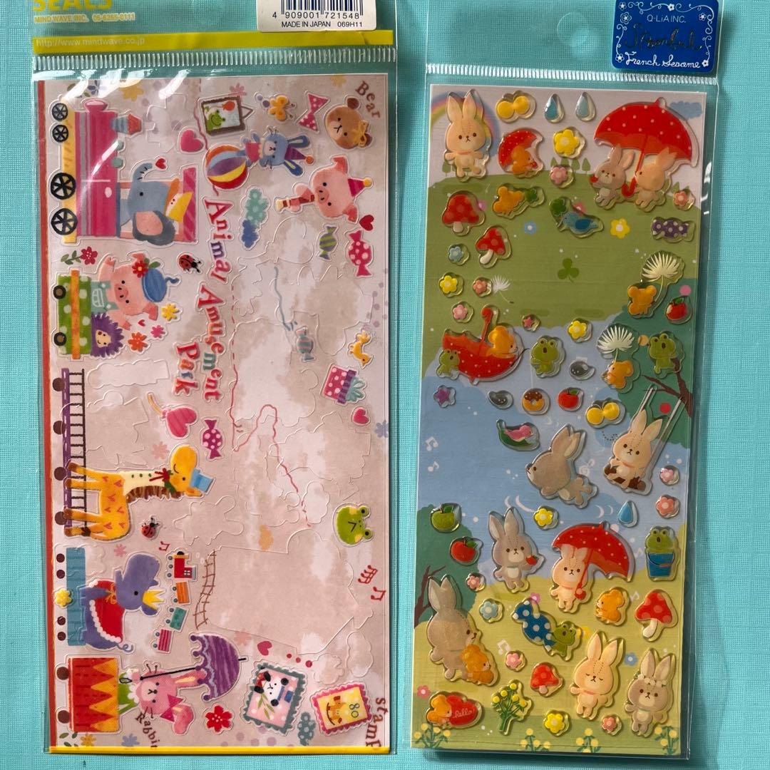 平成レトロ シールまとめ売り 大量 動物柄 - メルカリ