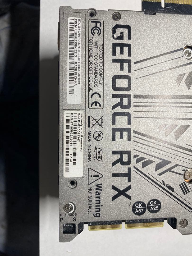fjfjrbhfc様専用 パリット GeForce RTX 3090 ジャンク - メルカリ