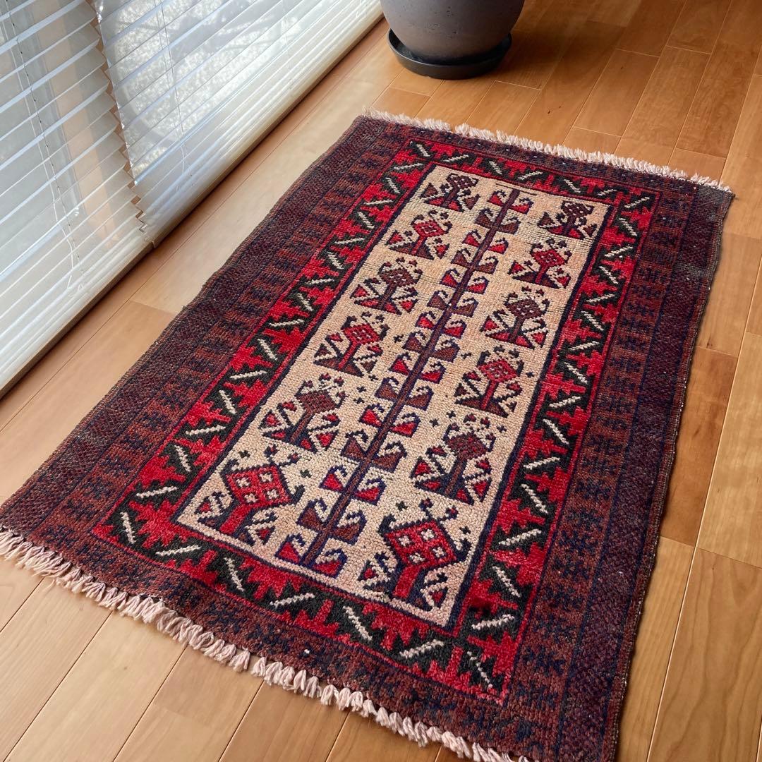 ヴィンテージラグ トライバルラグ ツリーオブライフ - WWW.PDQ-PRO.COM