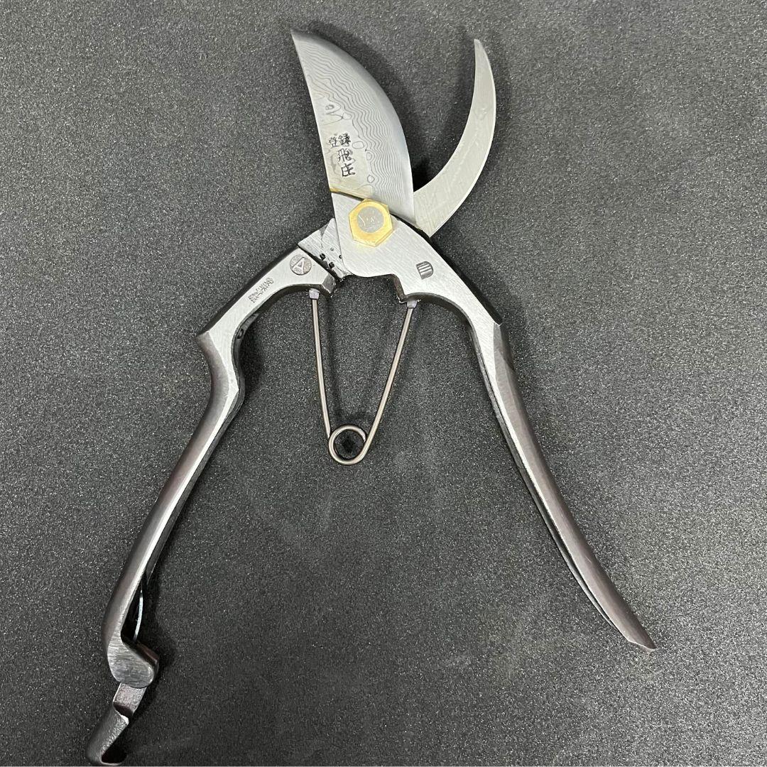 送料無料でお得】飛庄 剪定鋏 ろう付けA型 ダマスカス仕様200㎜ PS-46