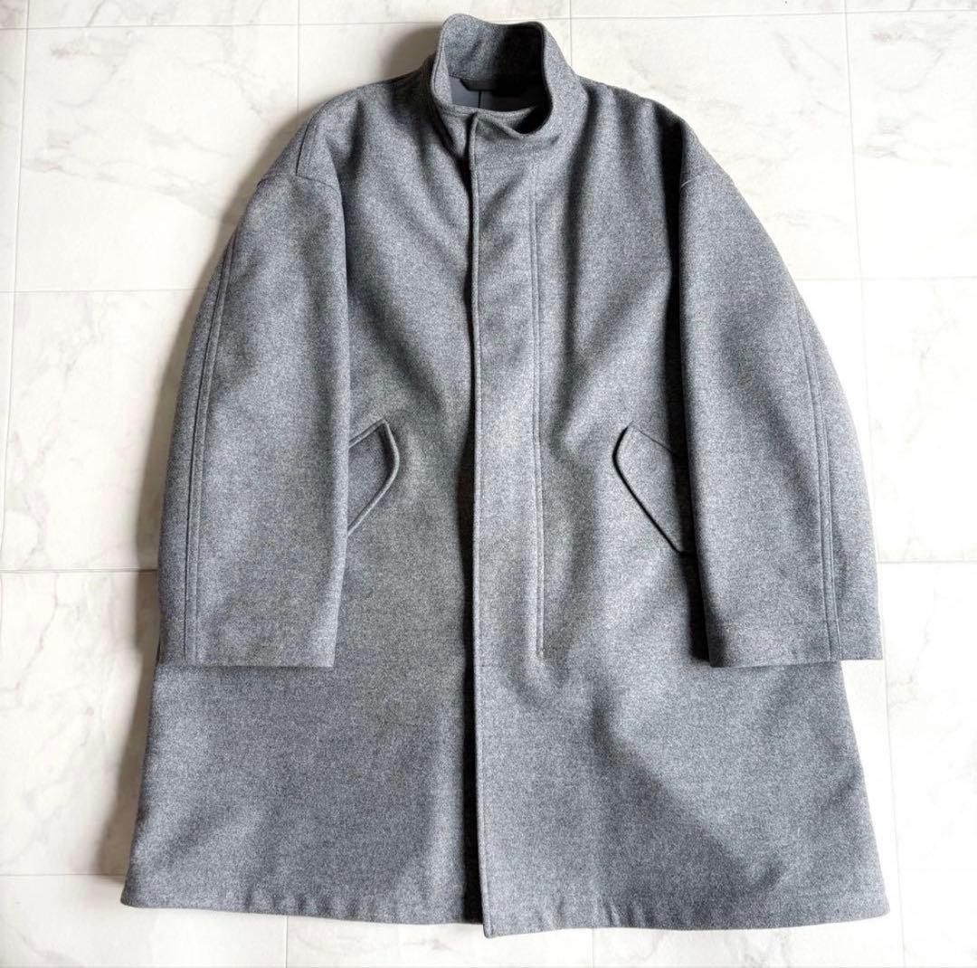 スピックアンドスパン メルトン M-65 フィールドコート グレー 36