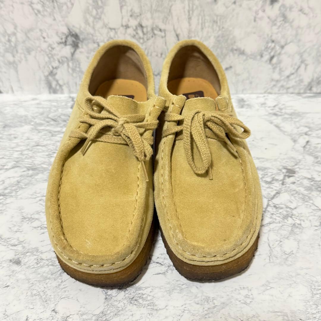 【美品】クラークス ワラビー メープル 23.5cm