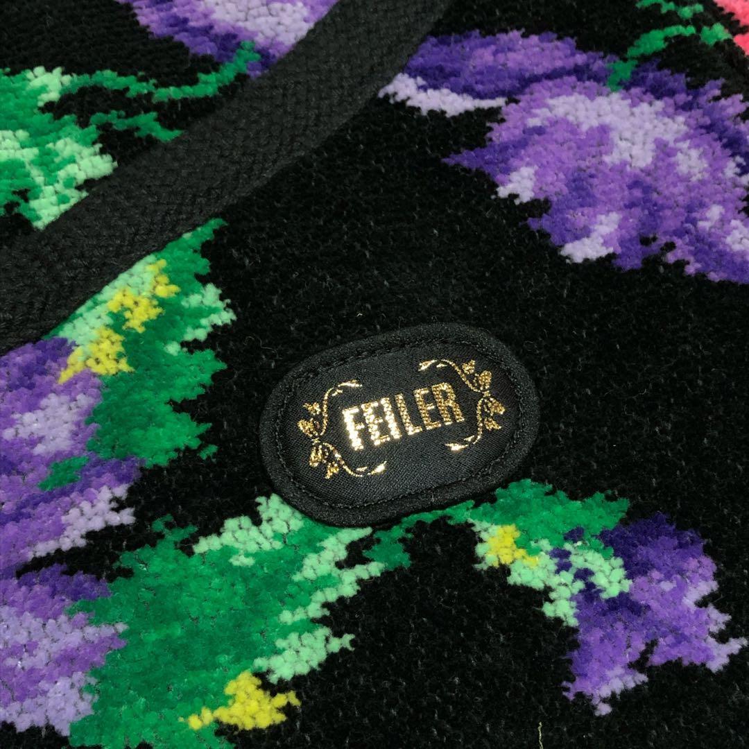 美品 フェイラー FEILER エプロン 花柄 シェルニール織 大人用 綿