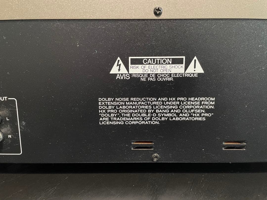 美品】【希少】TEAC V-1050 カセットデッキ ゴールド リモコン付