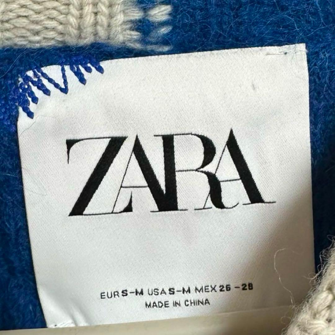 ZARA × ADERERROR コラボパッチワークオーバーサイズニット - メルカリ
