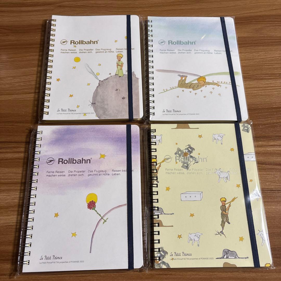 ロルバーン　星の王子さま　ポケット付メモL コンプリート ロルバーンポケット付きメモ L 星の王子さま B：草の上の王子さま