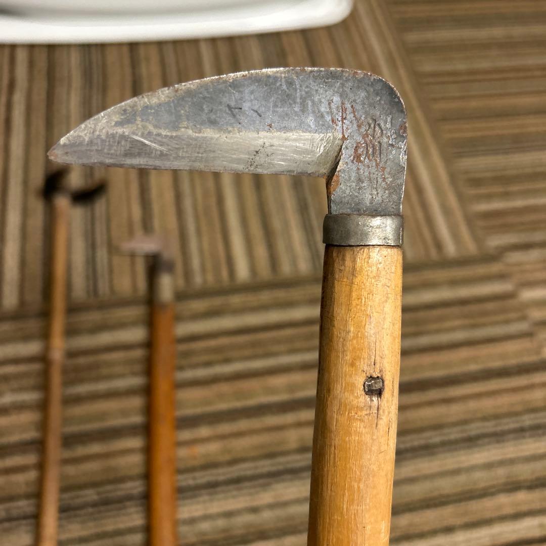 木製農具 曲線刃 収穫用 - メルカリ