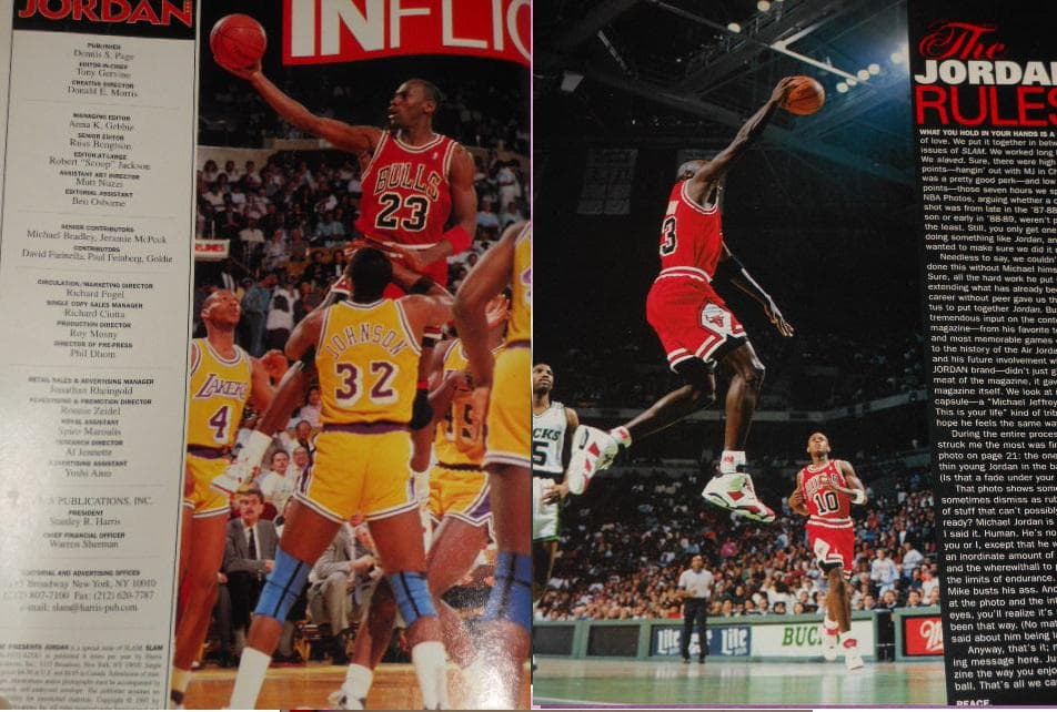 値下げ❤️マイケルジョーダン❤️バスケNBA専門雑誌 SLAM❤️グラビア