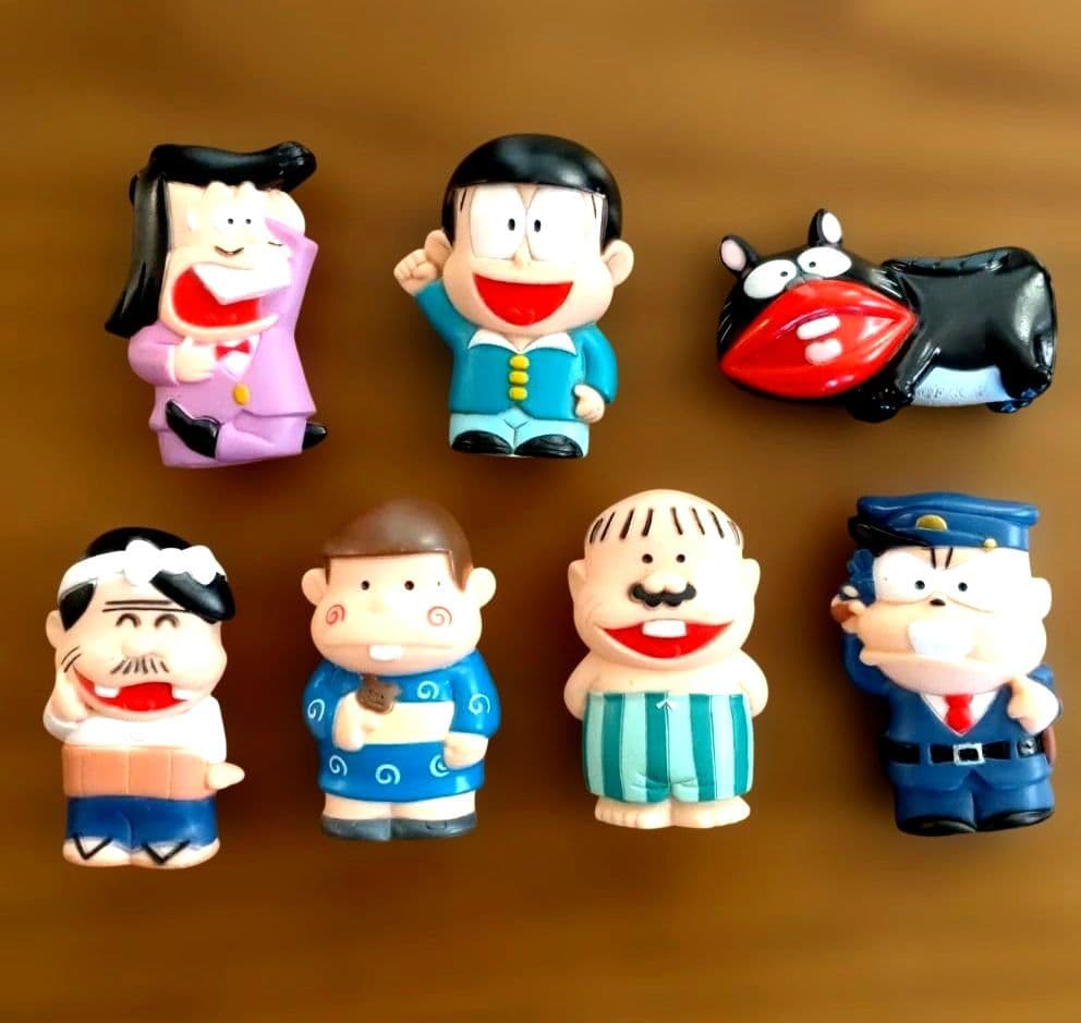 赤塚不二夫 ソフビ 指人形 7個 - メルカリ