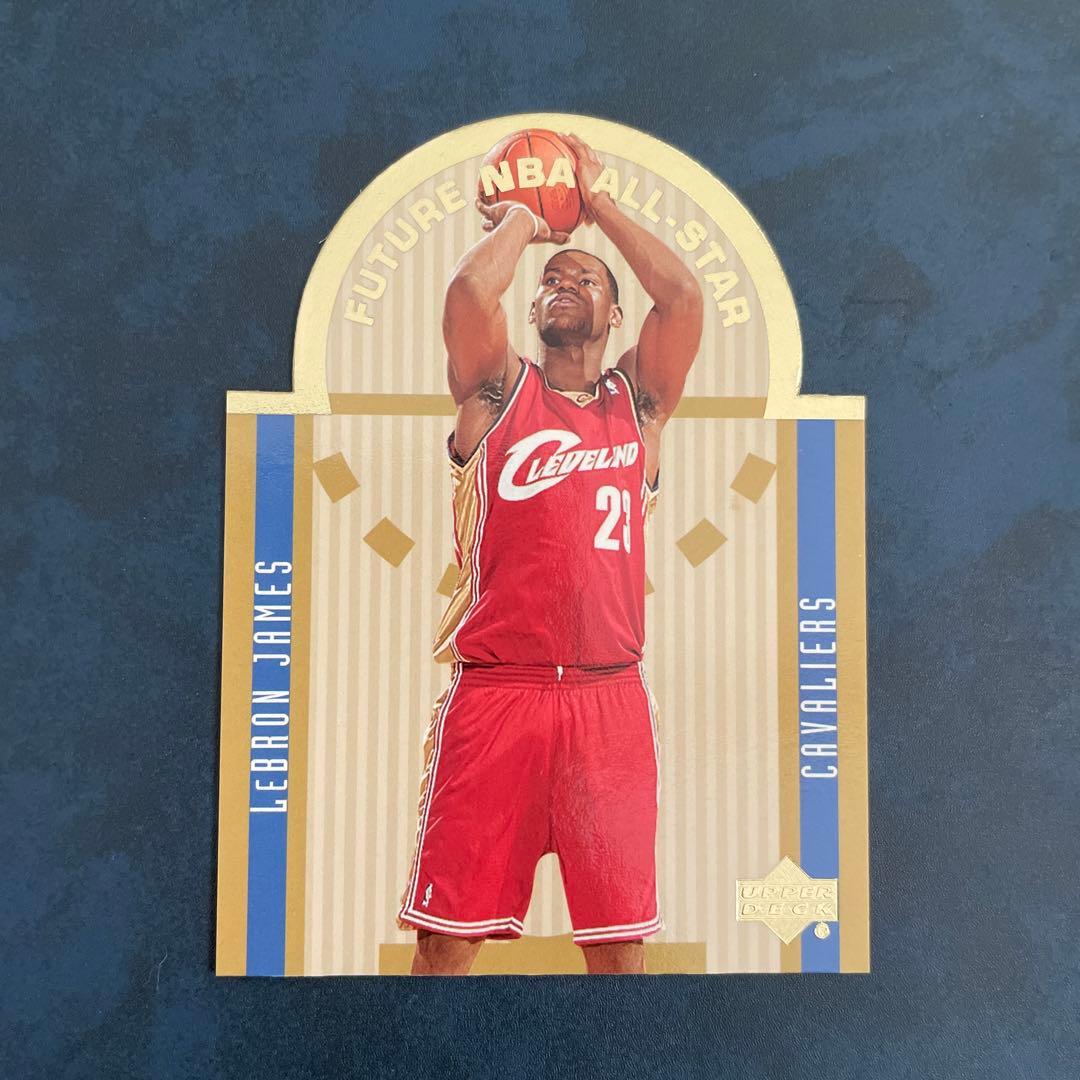 03-04 UD E15 ダイカット レブロン ジェームズ ルーキーカード - メルカリ