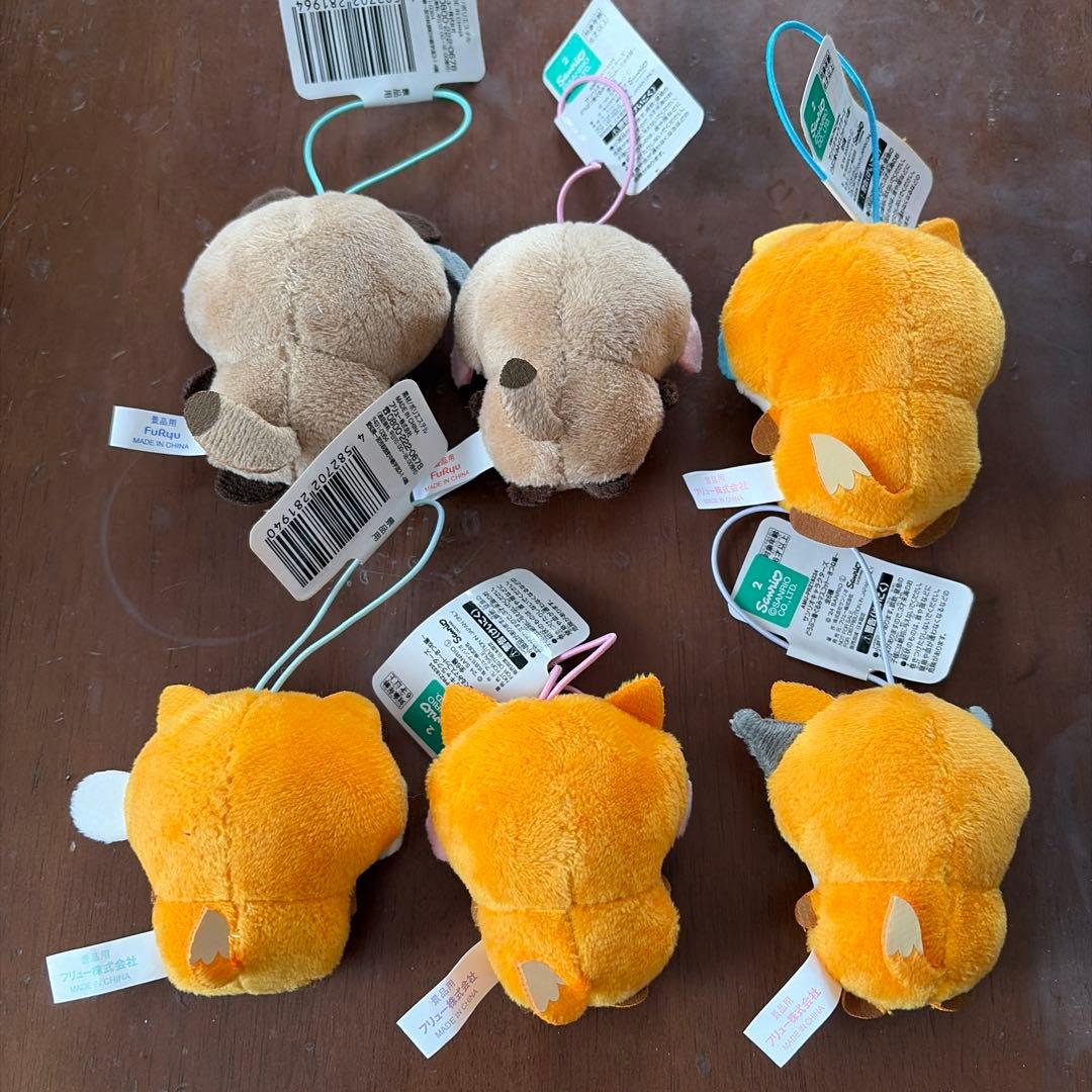 サンリオキャラクターズ どうぶつ着ぐるみマスコット 6点 - メルカリ