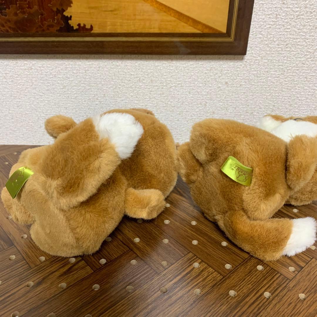 昭和レトロ 三英 ぬいぐるみ きつね 2匹 当時物 - メルカリ