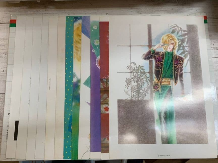 原画 日出処の天子 成田美名子内田善美 エイリアン通り 魔夜峰央 和田