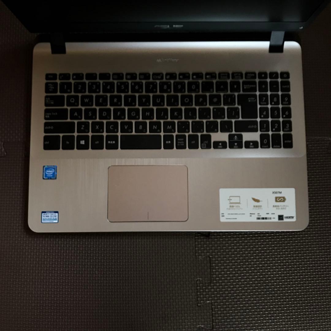 ASUS 軽量15.6インチスリムノート X507M SSD バッテリー良好！ - メルカリ
