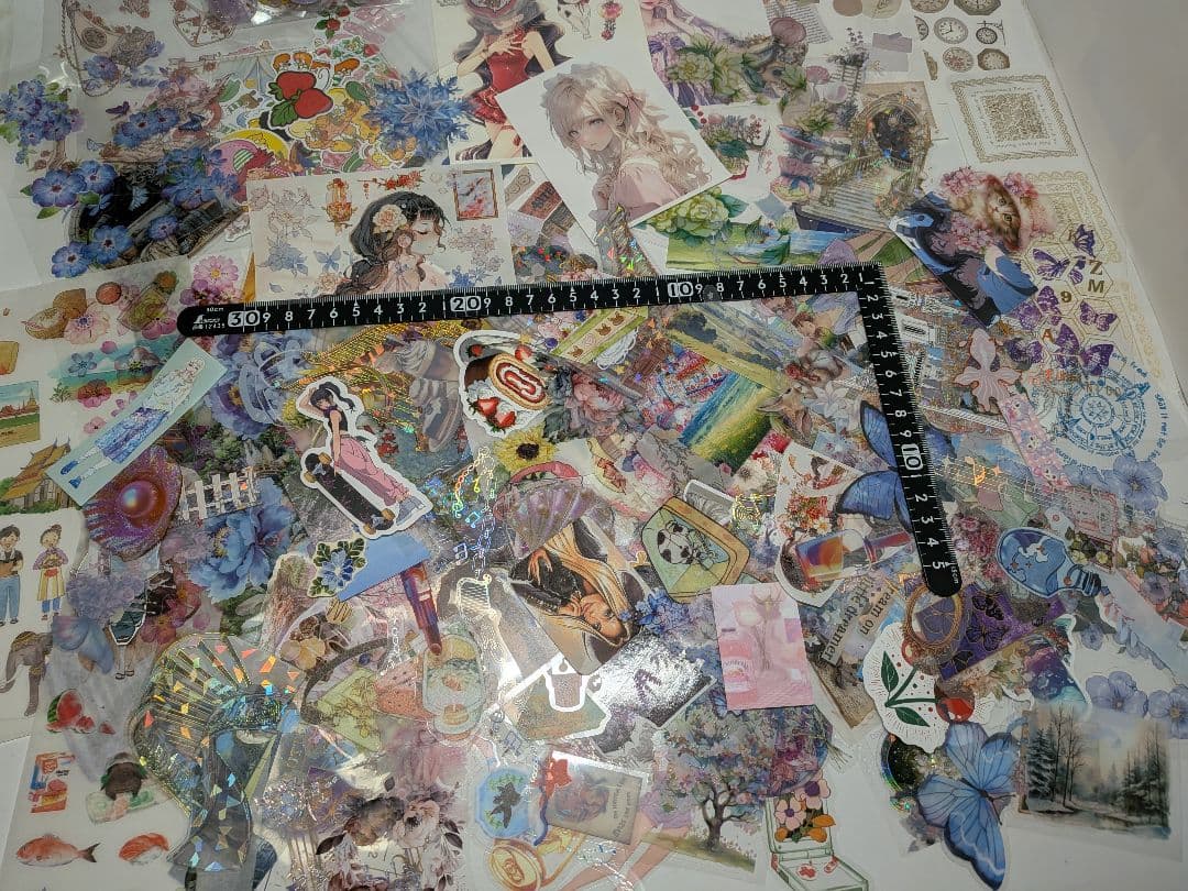 ⑤コラージュ シール 紙もの シーリング