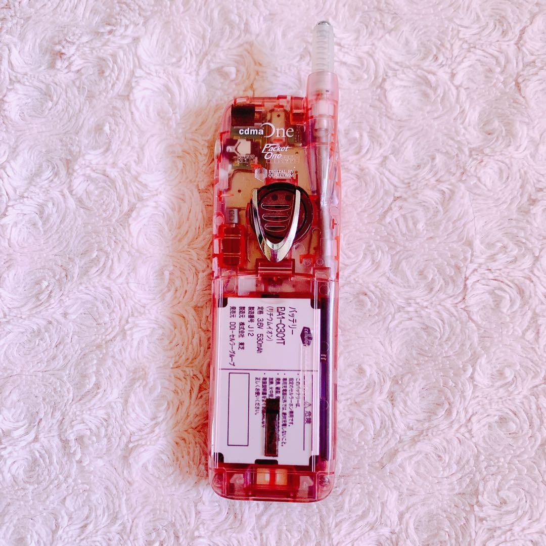 ⭐︎超希少⭐︎ IDO C301T ガラケー スケルトン 実機 平成レトロ