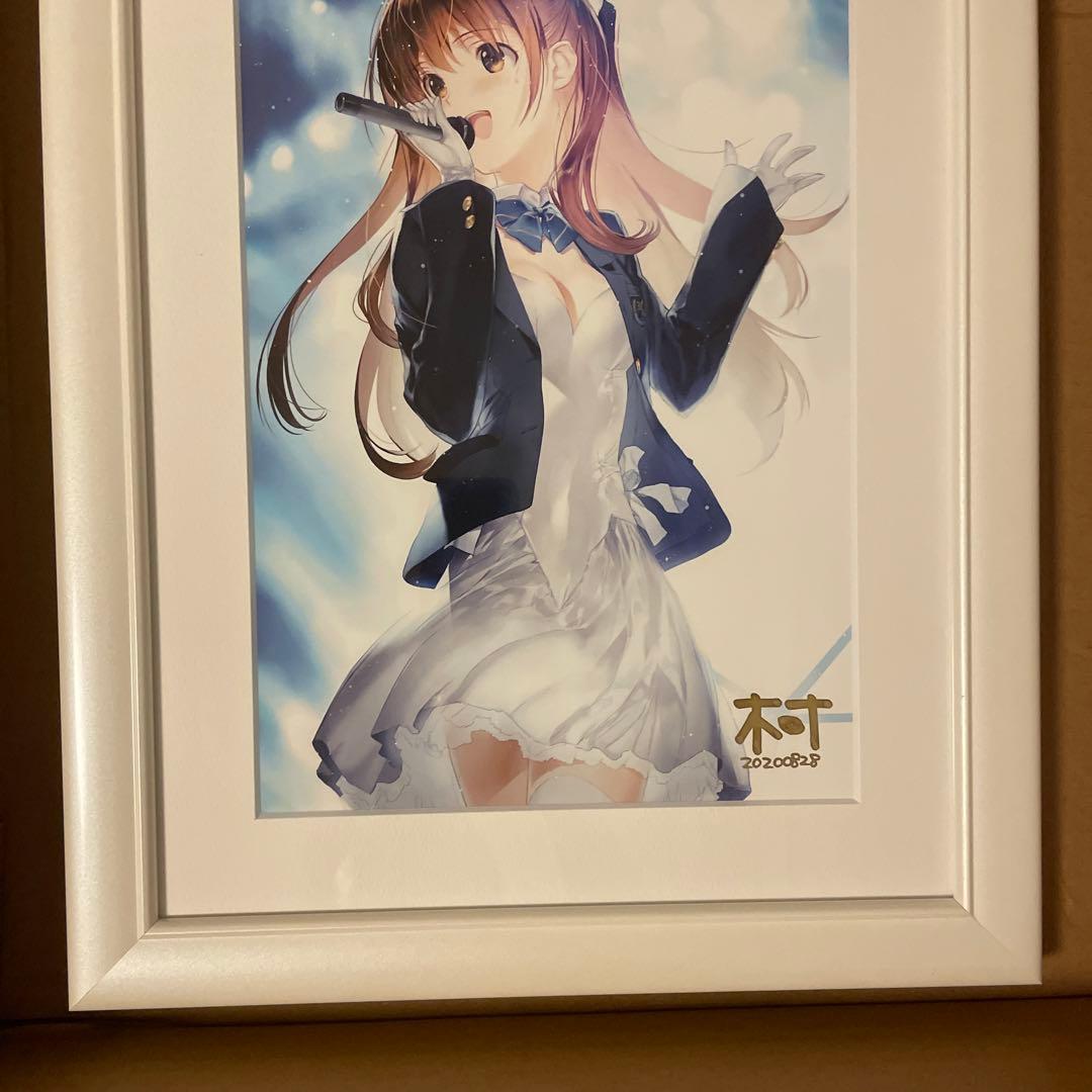 WHITE ALBUM2 なかむらたけし直筆サイン入り 複製原画 小木曽雪菜