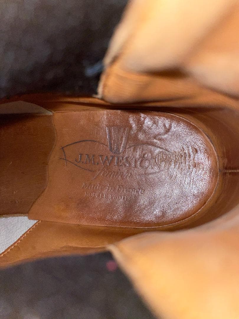 J.M.WESTON ウエストン サイドゴアブーツ チェルシーブーツ 旧ロゴ