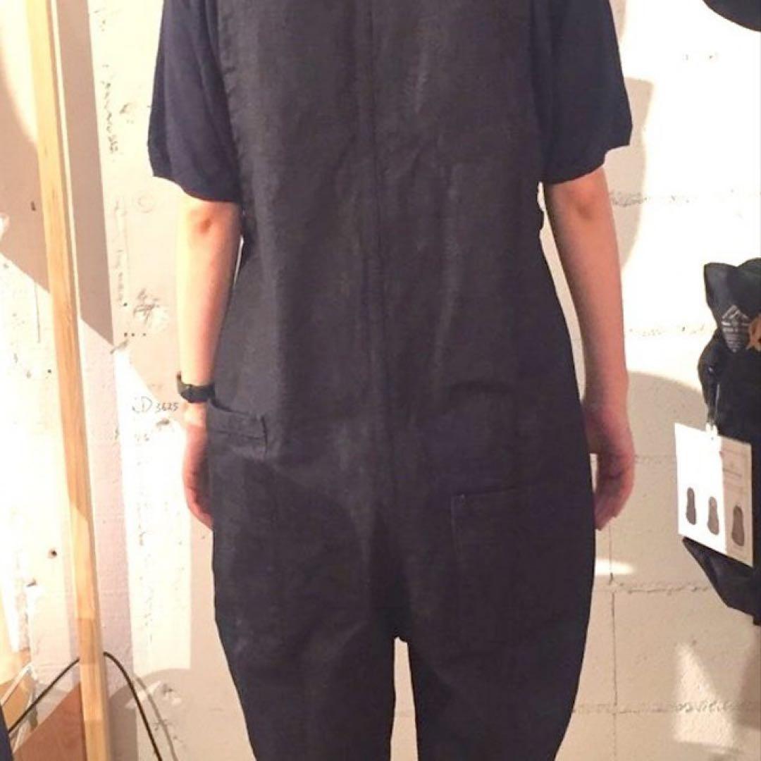 TSUNAGUI -繋ぐ衣- ストレッチデニム　ノースリーブデニムツナギ