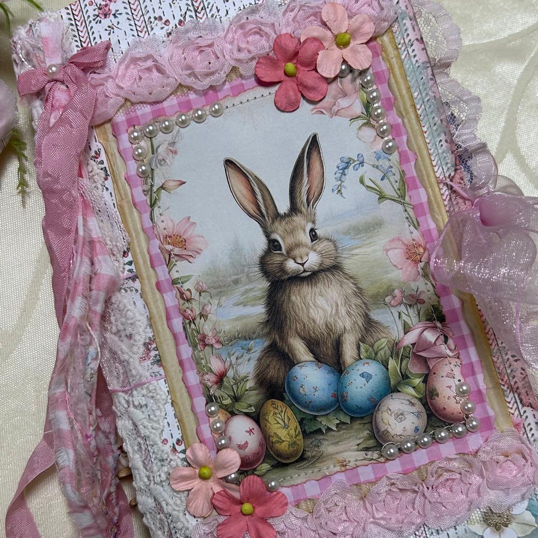 薔薇とレースのジャンクジャーナル・雑記帳 Happy Easter - メルカリ