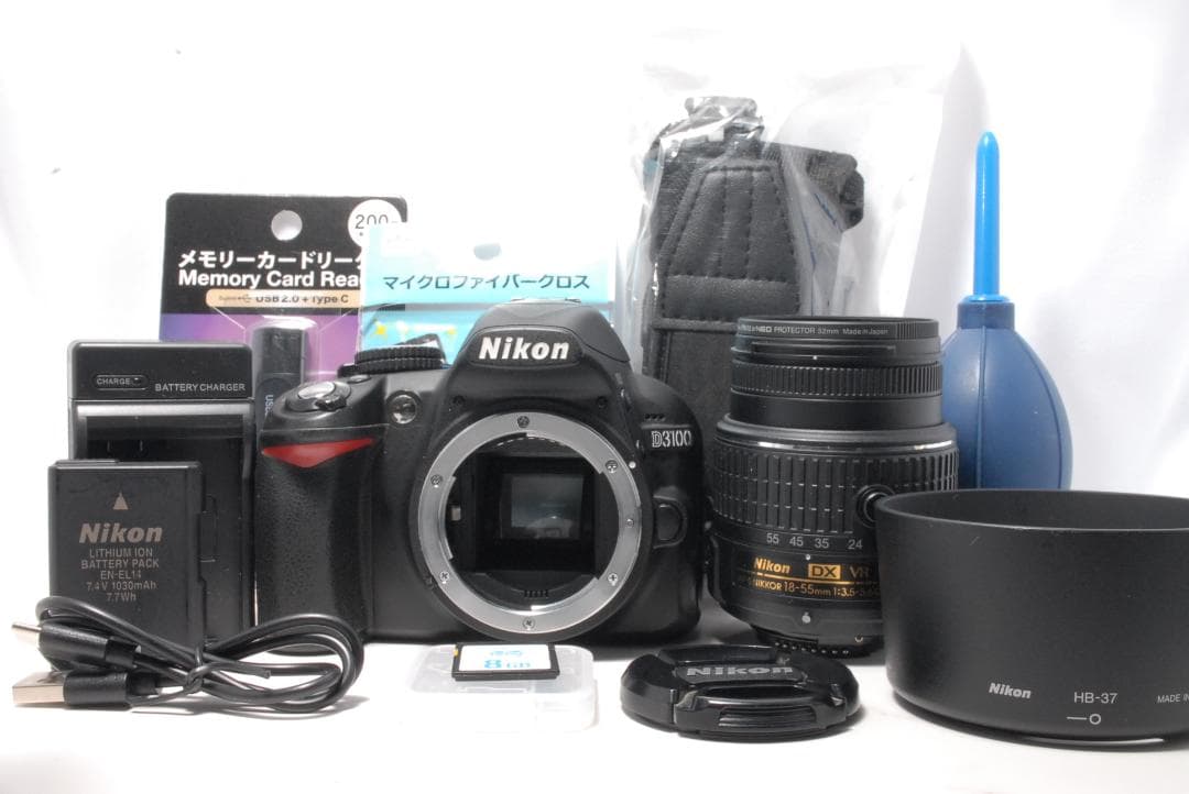 ショット数6535枚】Nikon D3100 スマホ転送 液晶きばみあり - メルカリ