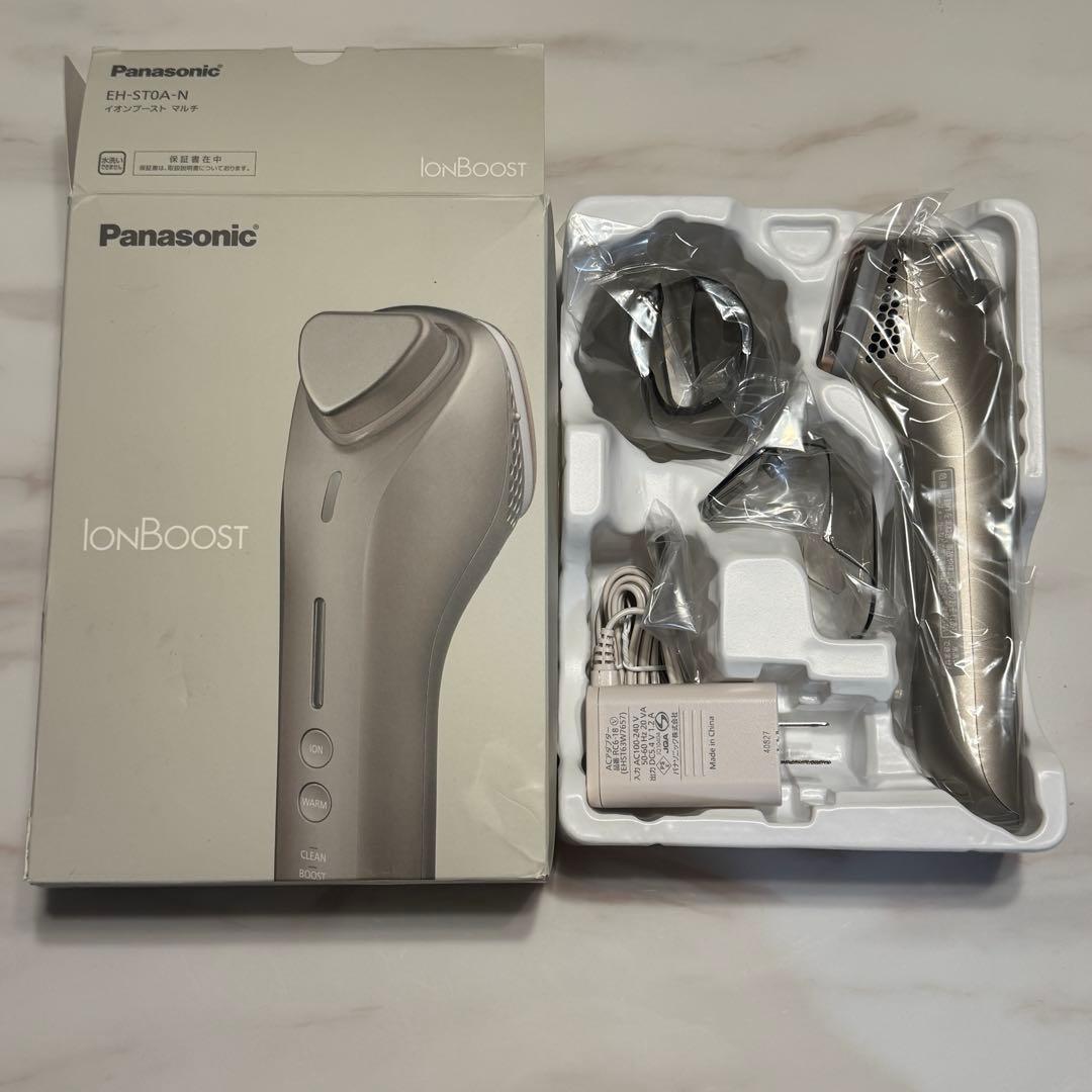 Panasonic EH_ST0AGOLD調 イオンブーストマルチ　美顔器 概要 イオン美顔器 イオンブースト マルチ EH-ST0A | フェイスケア