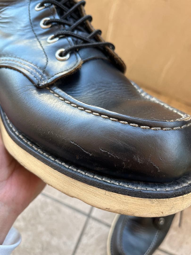 【茶芯/四角犬タグ】RED WING 8179 ブラック 8.5E 26.5cm