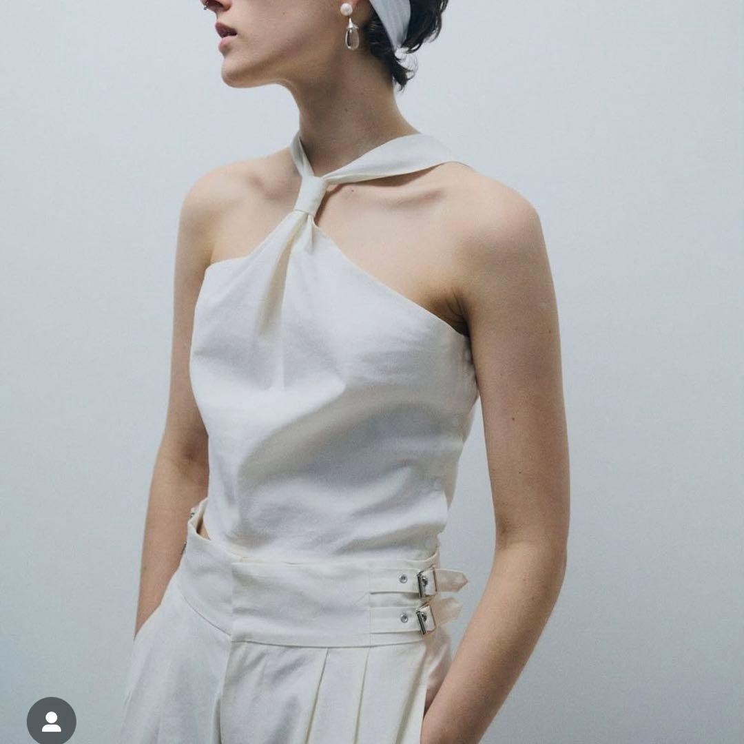 ZOE ホワイト キャミソール MIZOE-BLT サイズS ZOE ホワイト キャミソール MIZOE-BLT サイズS 胸の谷間カバー＆チラ