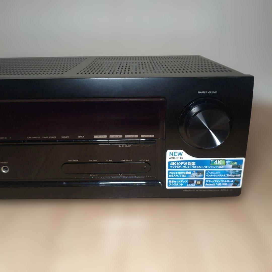 DENON 7.1chAVアンプ AVR-2113-K ブラック - メルカリ