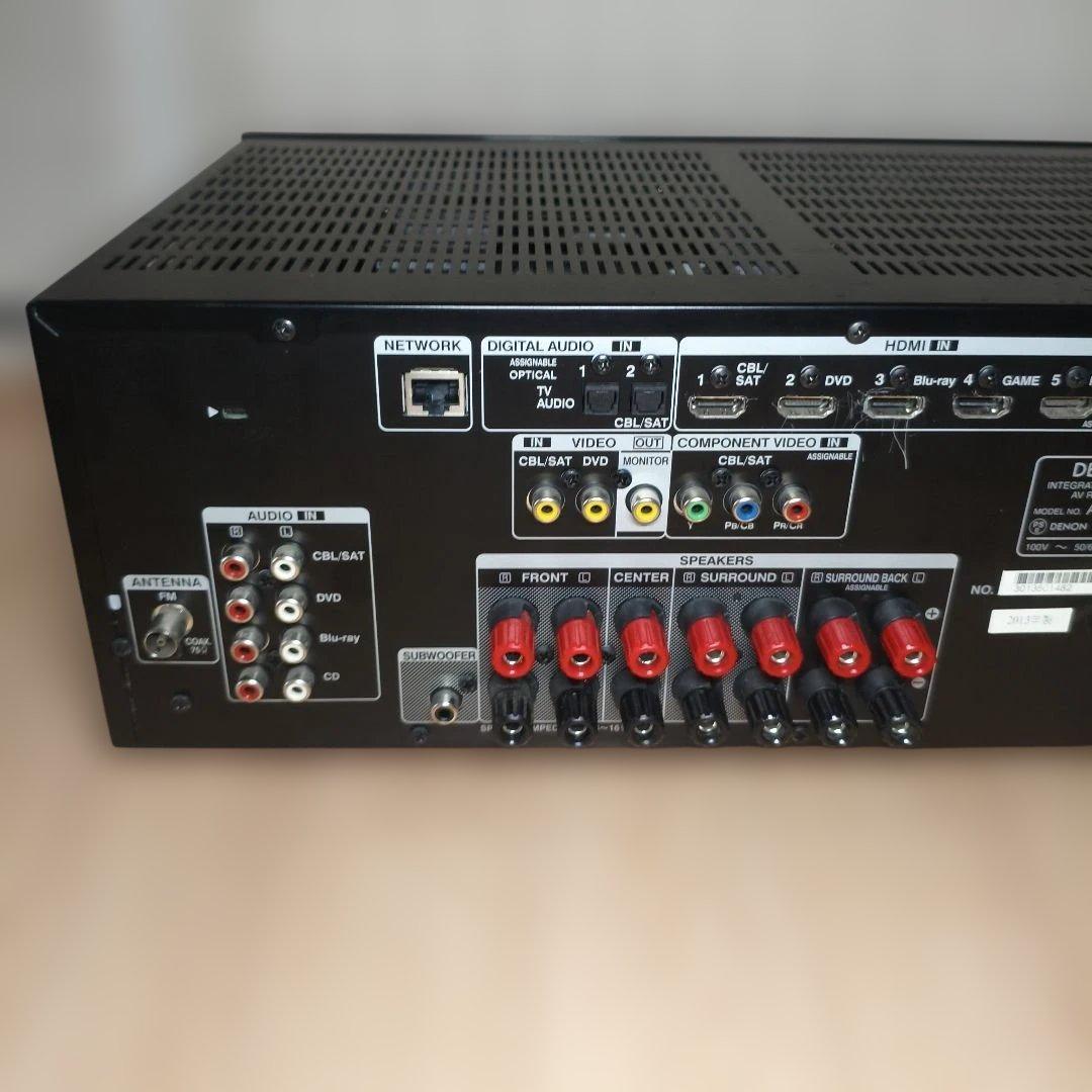 DENON 7.1chAVアンプ AVR-2113-K ブラック - メルカリ
