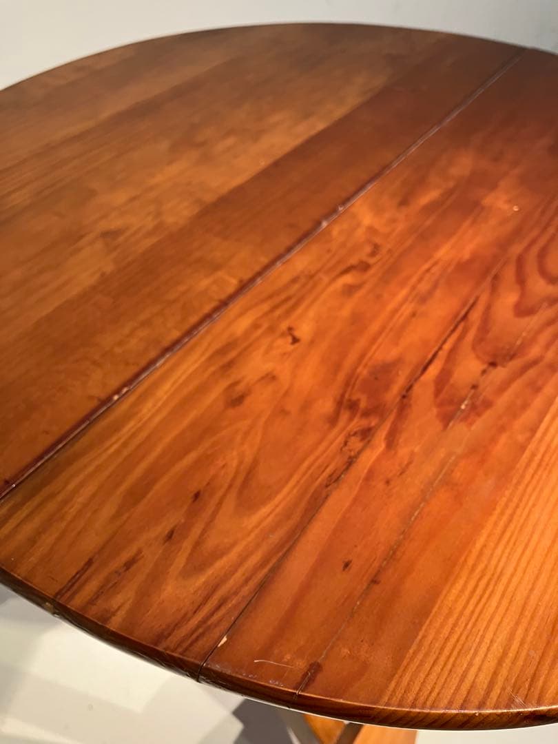 オールド フォールディング テーブル、レトロ、キャンプ、折り畳み