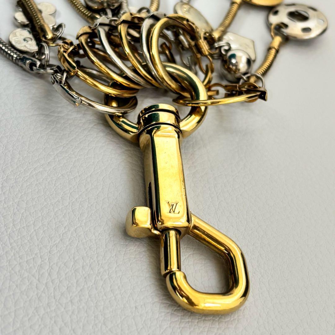 レア品✨LOUISVUITTON キーチャーム 8連 キーフック アーカイブ - 小物新着