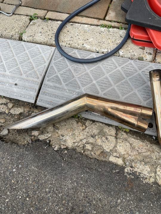 GS400 プリティレーシング ステンレスサイクロン - メルカリ