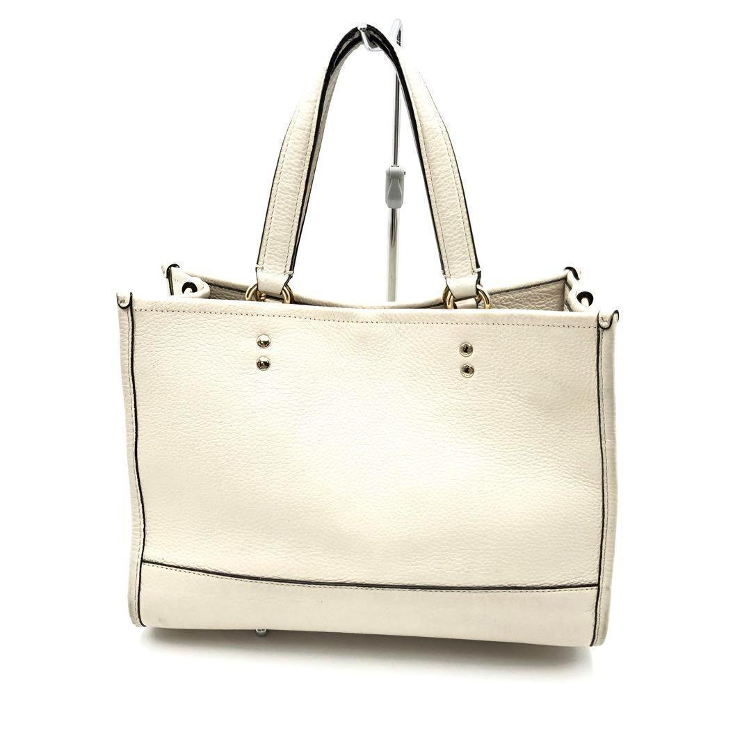 COACH コーチ ハンドバッグ 2Way デンプシー トート 白 C2004 - メルカリ