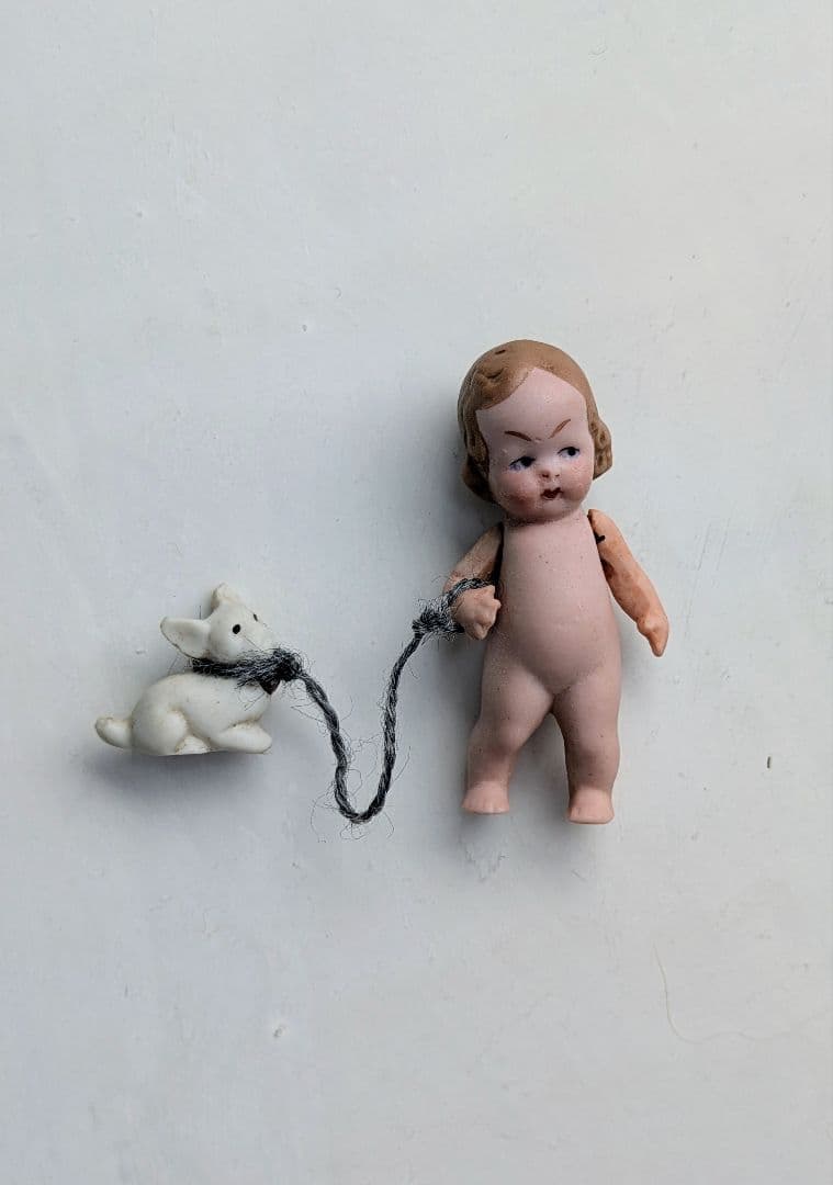 ビスクドール　アンティーク　ミニョネット ビスクドール ミニョネット 人形 9.5cm フランス アンティーク 0501750