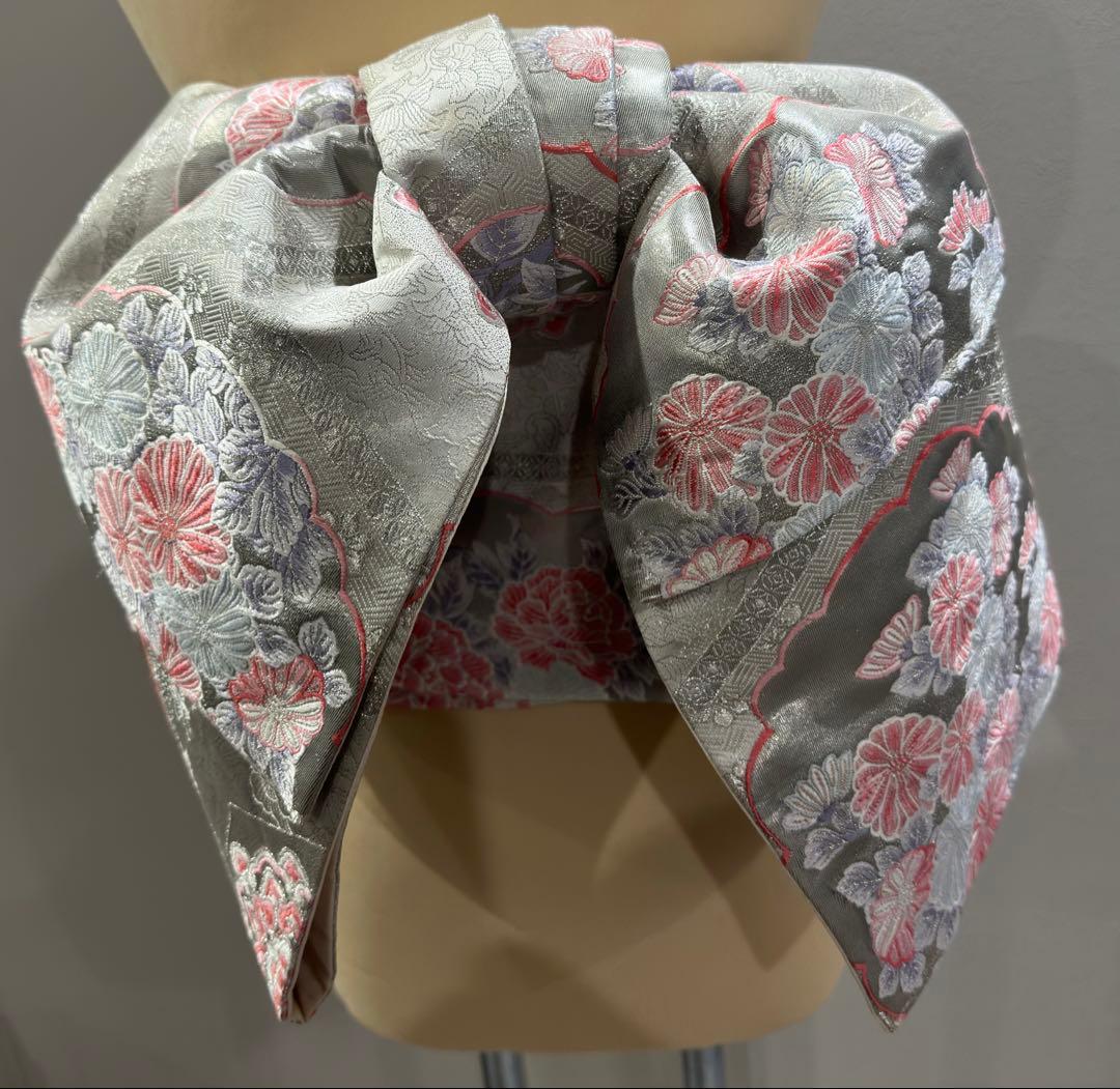 3日間特別価格！早い者勝ち☆ 二部式　作り帯　文庫結び　高級プラチナ箔