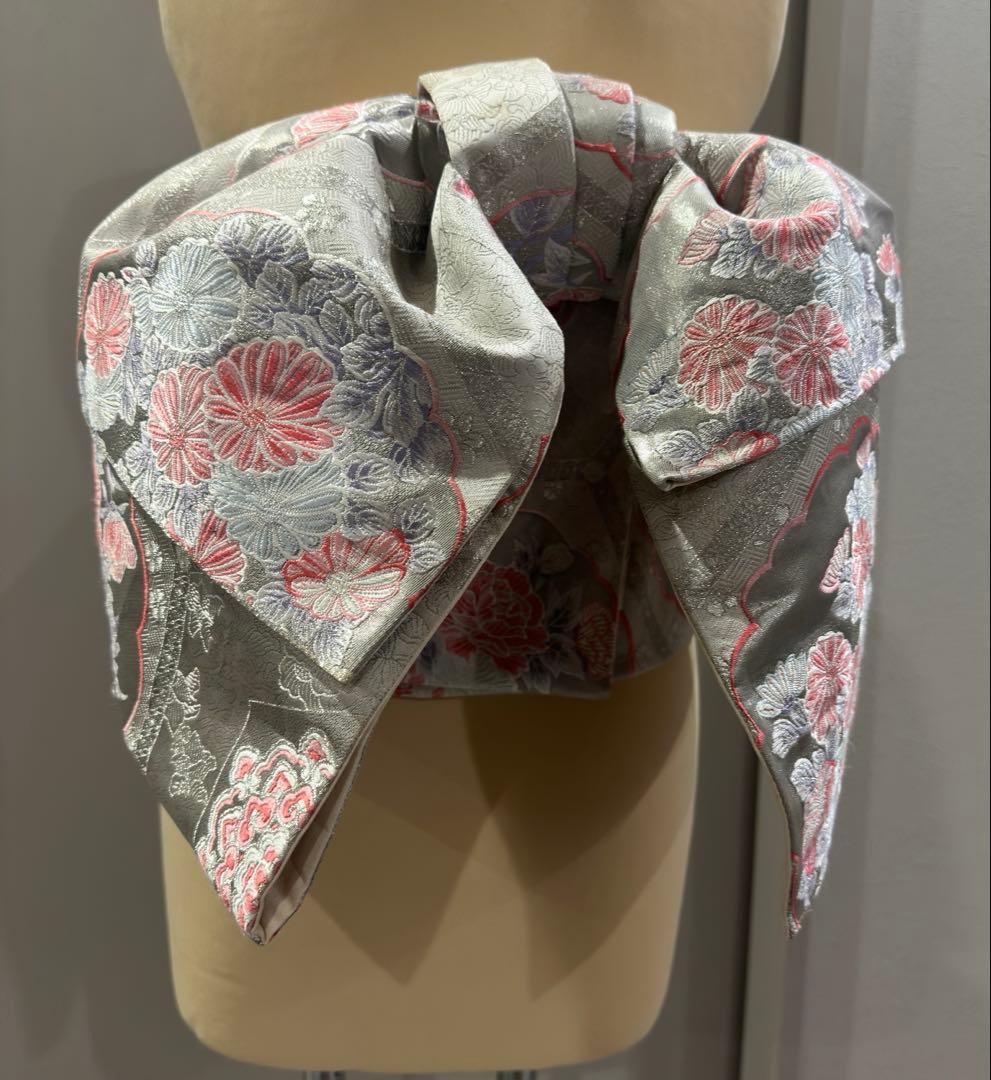 3日間特別価格！早い者勝ち☆ 二部式　作り帯　文庫結び　高級プラチナ箔