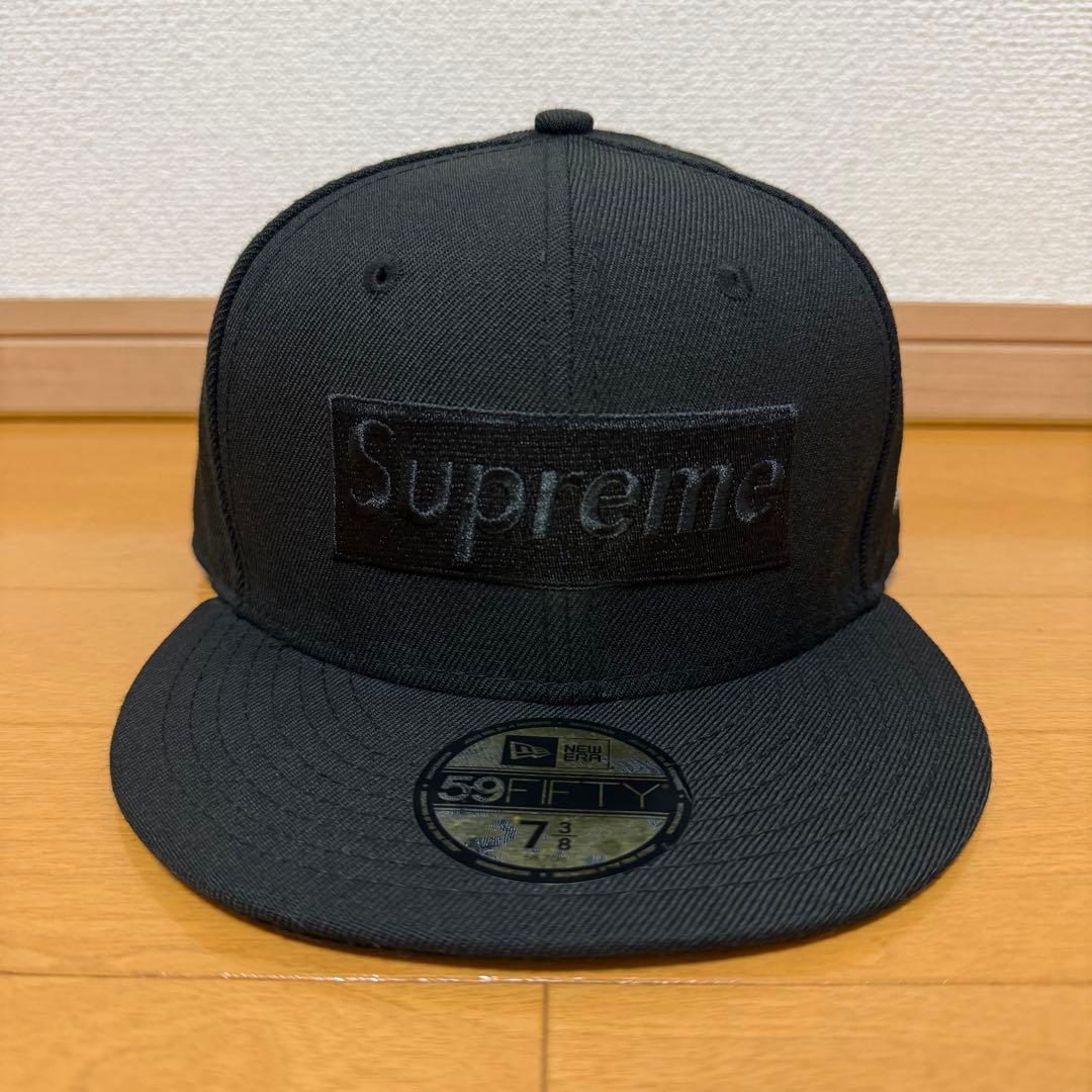 Supreme Tonal Box Logo New Era ブラック 14aw Supreme（シュプリーム） 14AW ×New Era Tonal Box Logo Cap