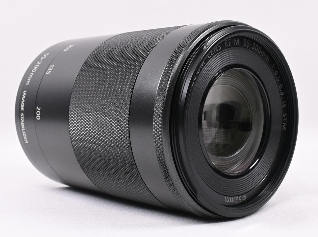 【超美品】 キヤノン EF-M 55-200mm F4.5-6.3 IS STM
