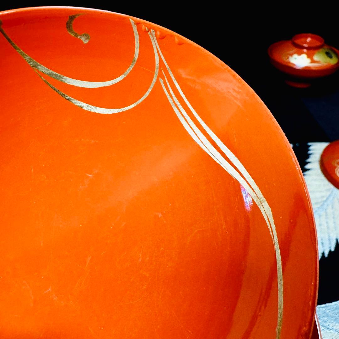 漆器 輪島塗 沈金 金蒔絵 木製 蓋付椀 お煮物椀 吸物椀 9客 - メルカリ