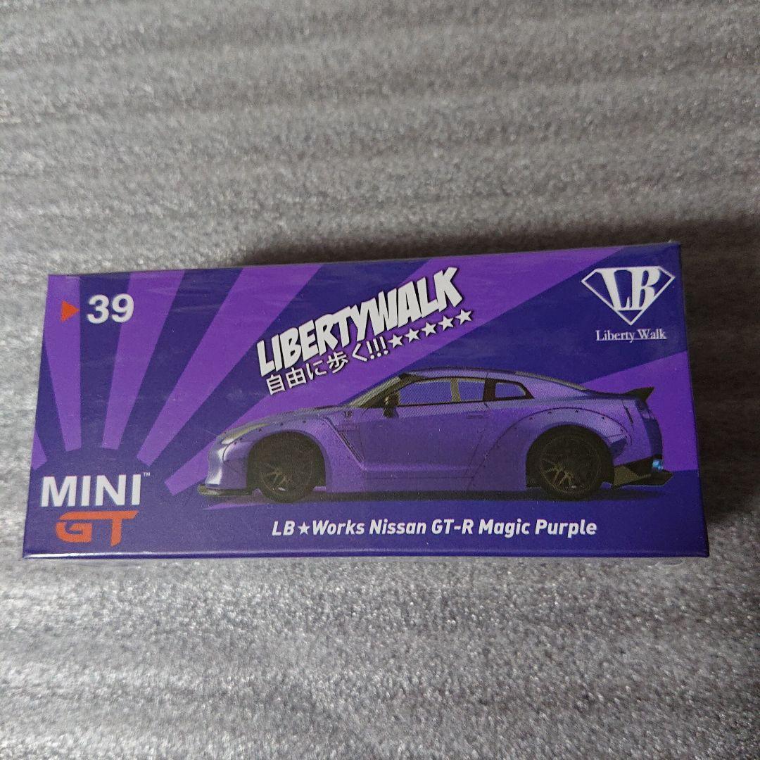 LB+Works Nissan GT-R Magic Purple MINIGT - メルカリ