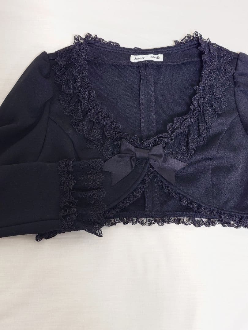 Innocent World ショート丈ボレロ 黒