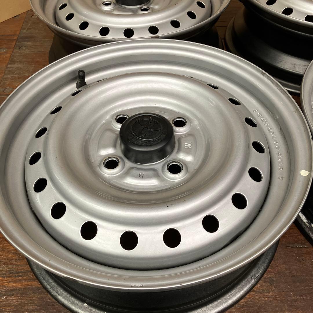 鉄チン４本　13×4.5J ハブ径54 ダイハツ　スズキ軽　ツライチ　希少