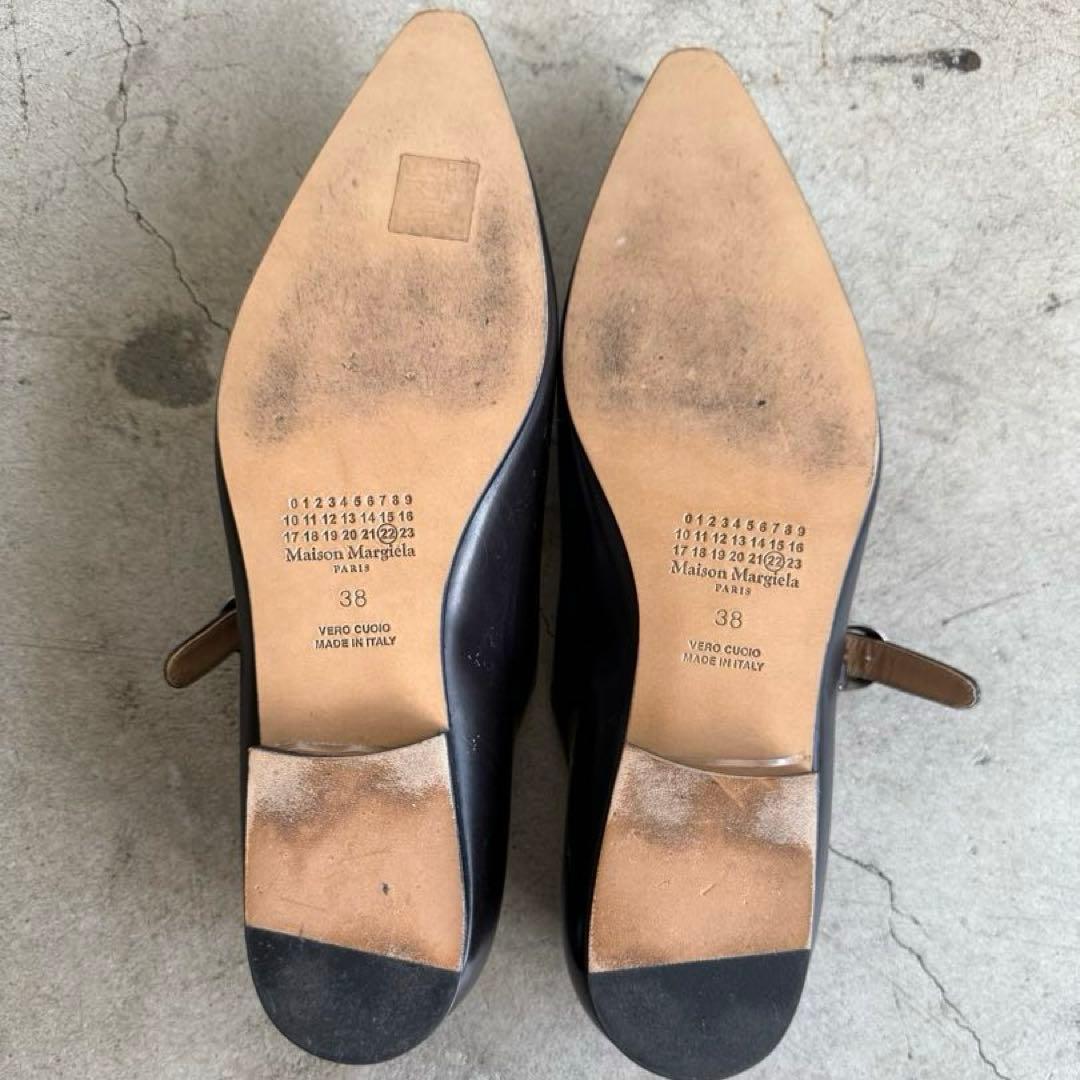 超美品 メゾンマルジェラ ハイペリオン メリージェーン ポインテッド