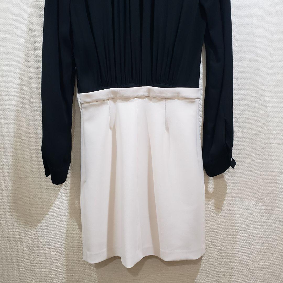 エリザベッタフランキ ワンピース シュミーズドレス スカーフ ボウタイ