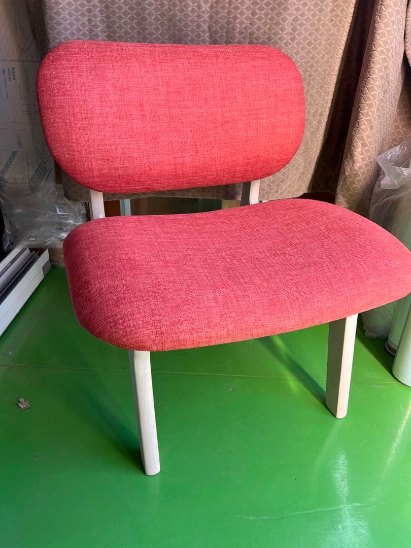 人気　リビングダイニング1人用チェア　リラックスワイドNシールド　オレンジ 旧モデル】リビングダイニング1人用チェア(リラックスワイドNシールド