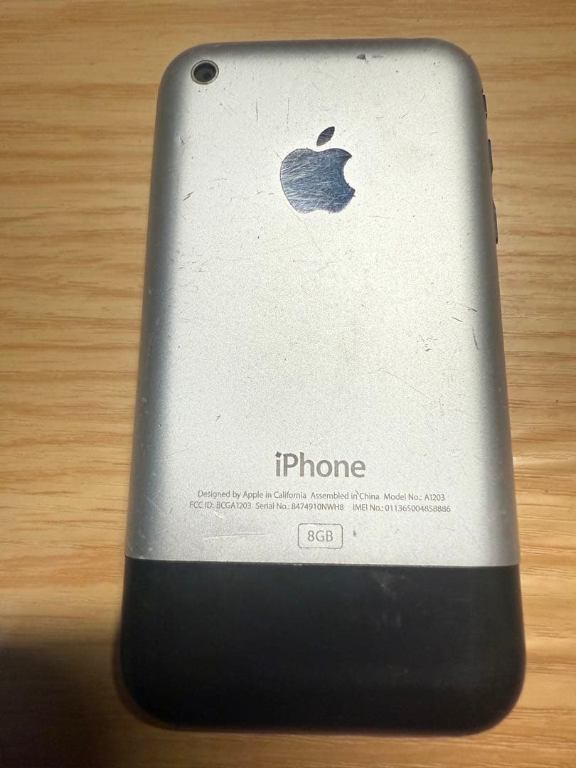 iPhone 2G 日本未発売 8GB 初代iPhone 第1世代 A1203