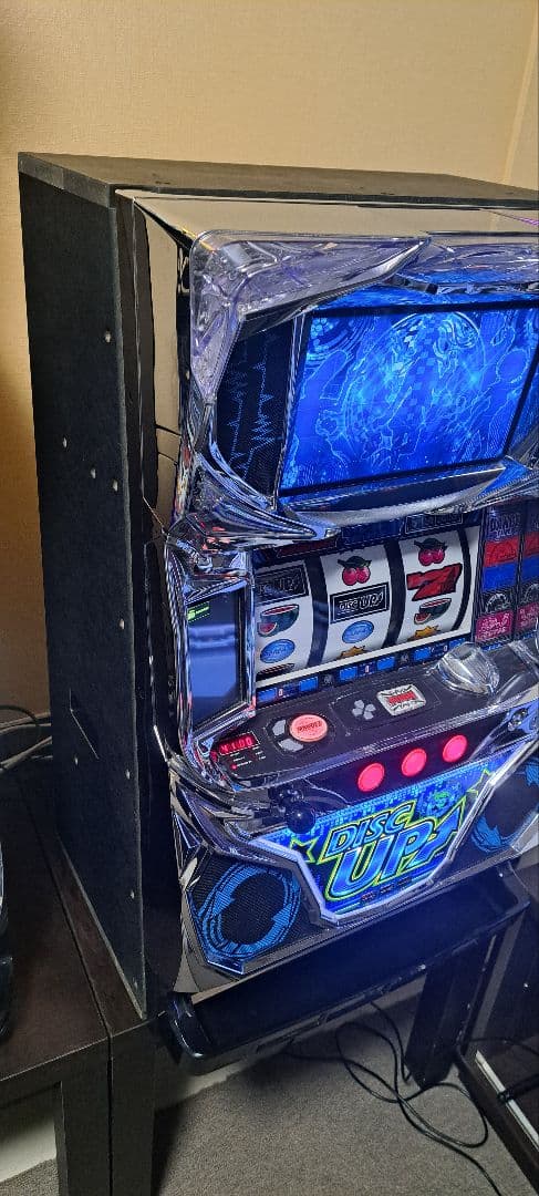 引取限定】パチスロ実機 5.9号機 ディスクアップ青パネル - メルカリ