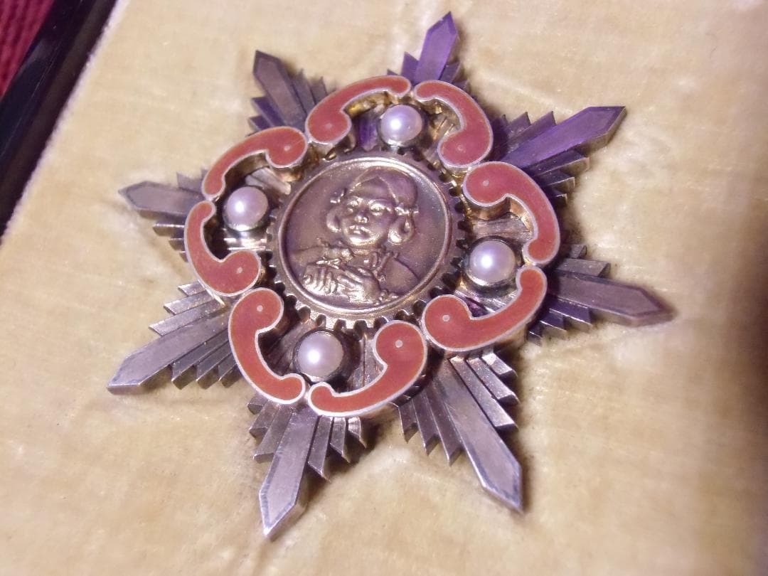 ○日本の勲章/日本軍/徽章＊勤労顕功章（実物）