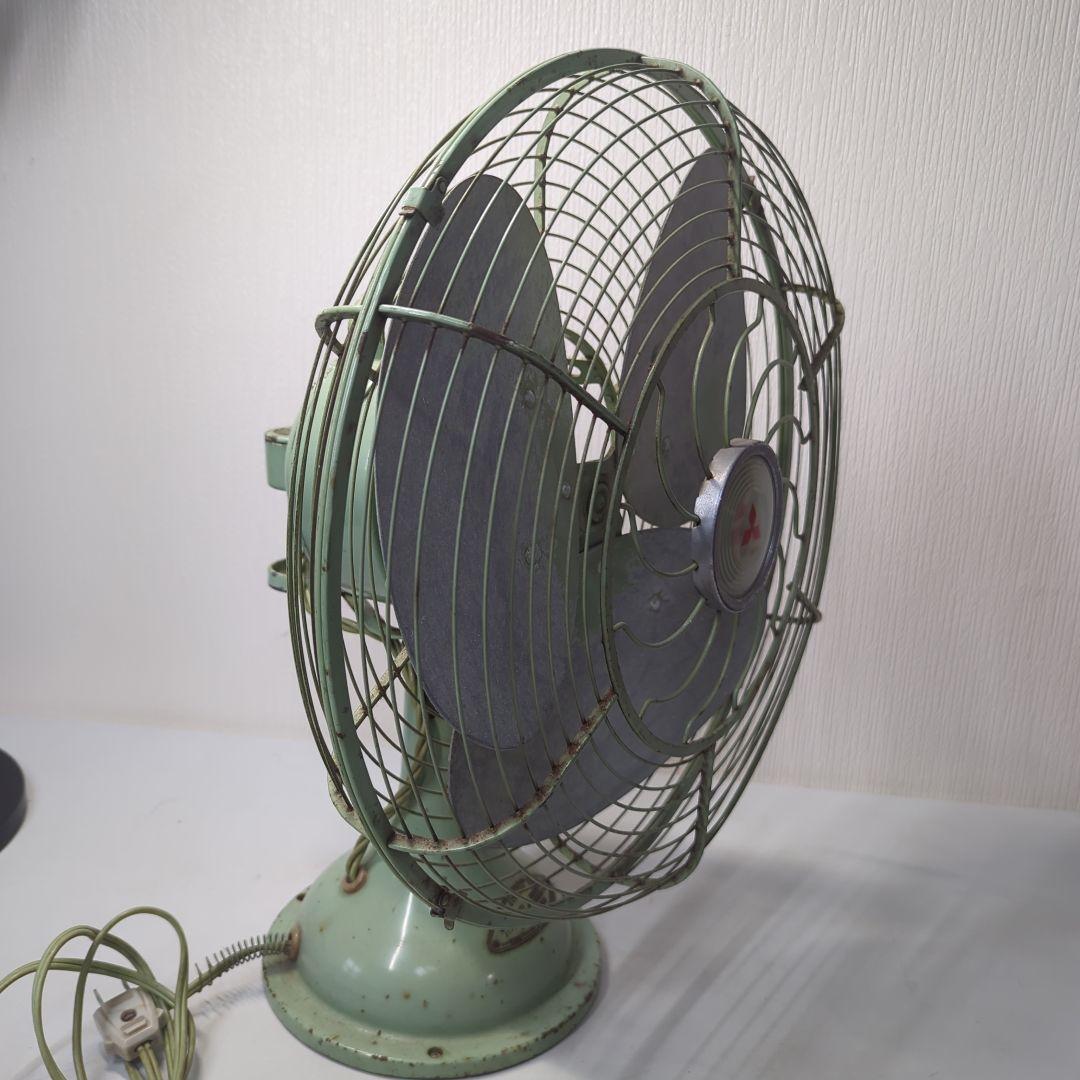 MITSUBISHI 三菱電機 扇風機 昭和レトロ ヴィンテージ 3枚羽根 希少